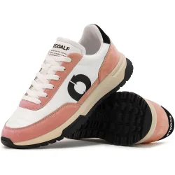 Zapatillas deportivas de mujer con cierre de cordones y logo lateral