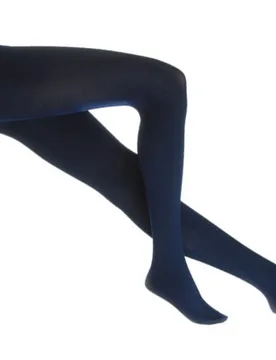 Opaque Tights 80 Denier - Navy - Size: XXL - Cosyfeet - FashionsVida