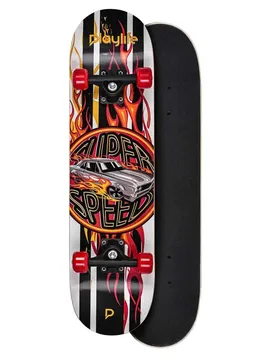 Skateboard Super Charger 8.0´´ Red / Black / White 31 Pouces unisex