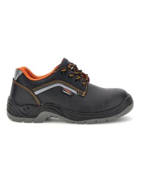 Scarpa Antinfortunistica Bassa Nera con Dettagli Arancio TSS2002S1P 38