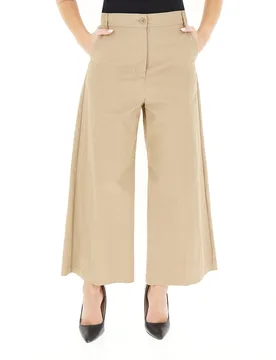 Pantalone wide leg BEIGE 38 - WEEKEND MAX MARA - FashionsVida