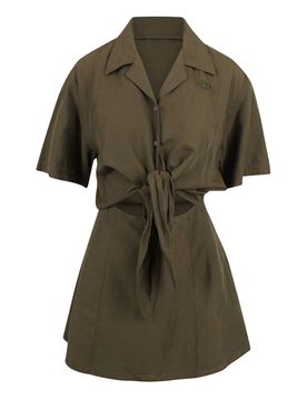 Diesel Abito mini in misto lino