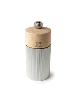 Molinillo de pimienta manual Line 12cm Alu/Haya beige - Peugeot - FashionsVida
