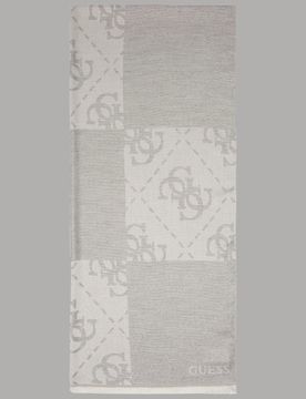 Sciarpa grigia 80X180 logo 4G AW5378 POL03 GRY