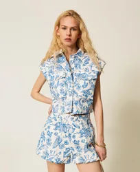 Twinset Gilet en bull floral
