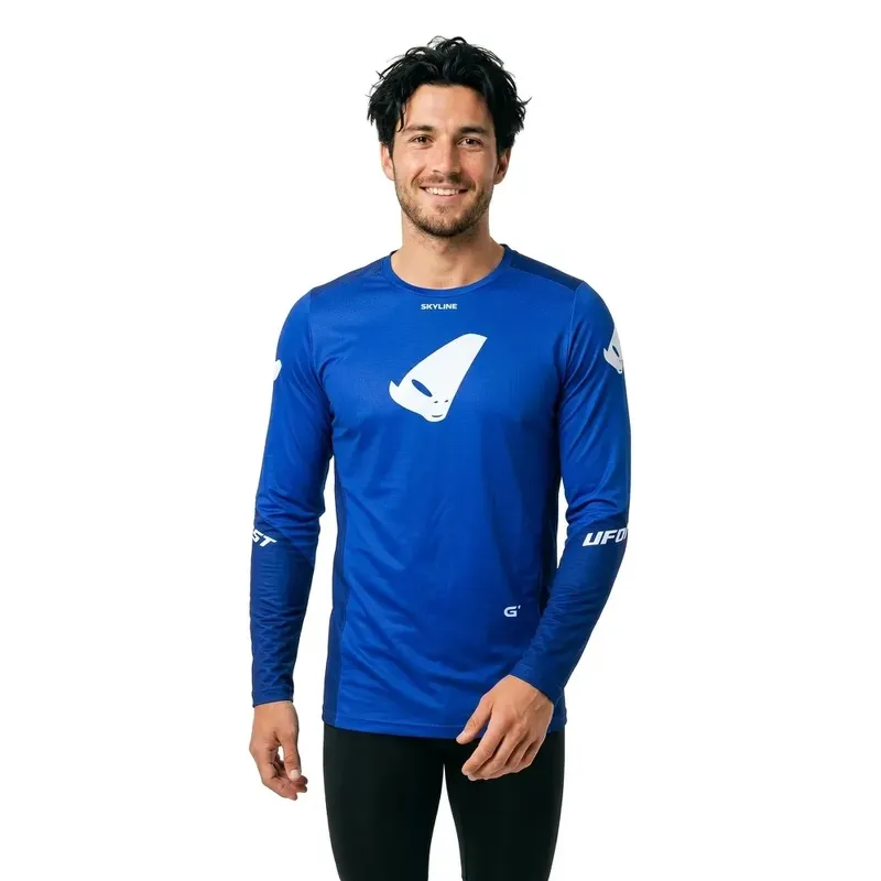 Maglia Da Enduro A Maniche Corte Skyline Blue