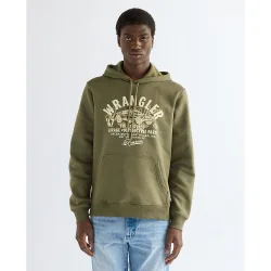 Sudadera con capucha de hombre en de corte regular