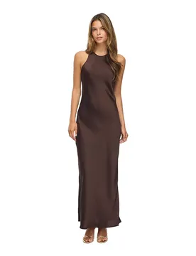 Robe Midi Sans Manches Ravena Ankle Coffee Bean 34