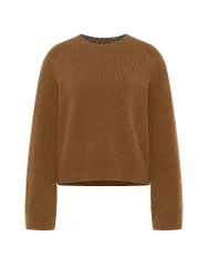 Pullover Cropped Fit camel 38 damen