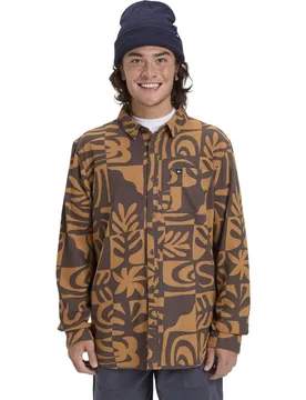 Camisa de hombre Motherfly Printed - Quiksilver - FashionsVida