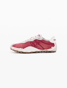 Baskets de sport rétro, , Rouge, 36