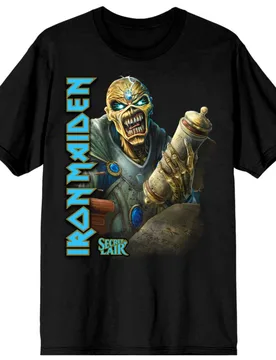 T-Shirt - Magic - Bruvac - S bis XL - für Männer - Größe L - schwarz - Lizenziertes Merchandise! - Männer - male - Iron Maiden - FashionsVida