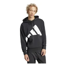 Sweat à Capuche Essentials Big Logo French Terry Black / White L