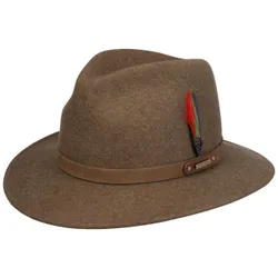 Vendrell Wool Traveller Hat by - light brown - Size: L (58-59 cm)
