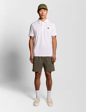 Men's Cotton Twill Shorts in Black - Lyle & Scott - FashionsVida