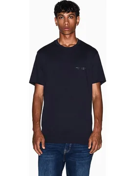 Camiseta de hombre manga corta con logo a tono - Armani Exchange - FashionsVida