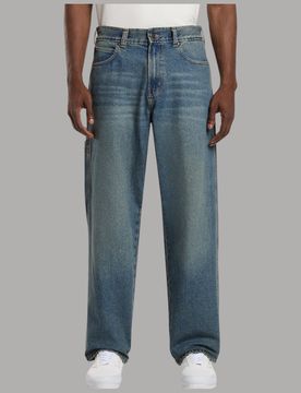 Jeans Baggy Tapered Anni '90 per Uomo in Denim Slub