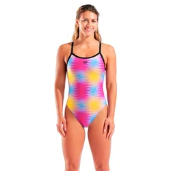 Gradient Challenge Back Swimsuit Pink Multi FR 34 Women