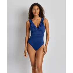 Bañador de mujer efecto control ligero