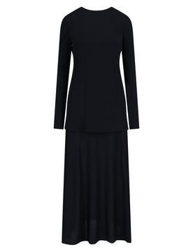 Jil Sander Viscose-Blend Midi Dress