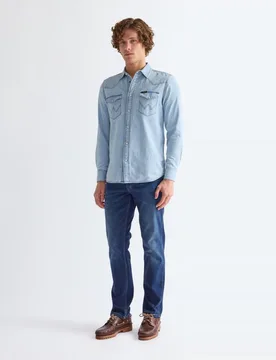 Vaquero 5 bolsillos de hombre Greensboro - Wrangler - FashionsVida