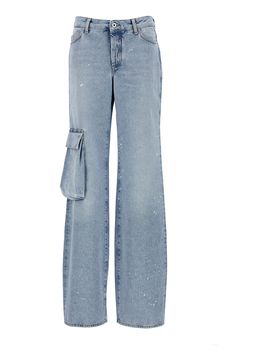 Jeans in denim cargo toybox