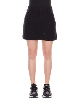 Donna gonna i034836 8906 w' maeve knee skirt hubbard black stone - CARHARTT WIP - FashionsVida