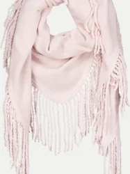 Monari Schal mit Fransen Rosa