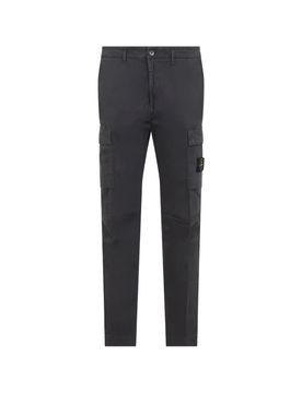 Regular-Fit Utility Pants with Side Zip and Cargo Pockets