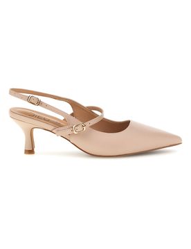Décolleté slingback beige con cinturini 9447H6 37