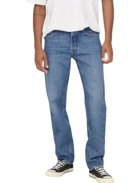 Herren Jeans Azurblau 495391