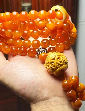 Imperial Blood Dragon Bracelet, Single Strand Amber , Northern Agarwood, Wood, Full Oil, Fully Transparent Pine Re - Aliexpress - FashionsVida