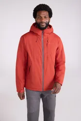 Heard Mens Waterproof Padded Jacket - Orange