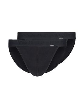 Slip Paquete de 2 COTTON RETRO black negro L
