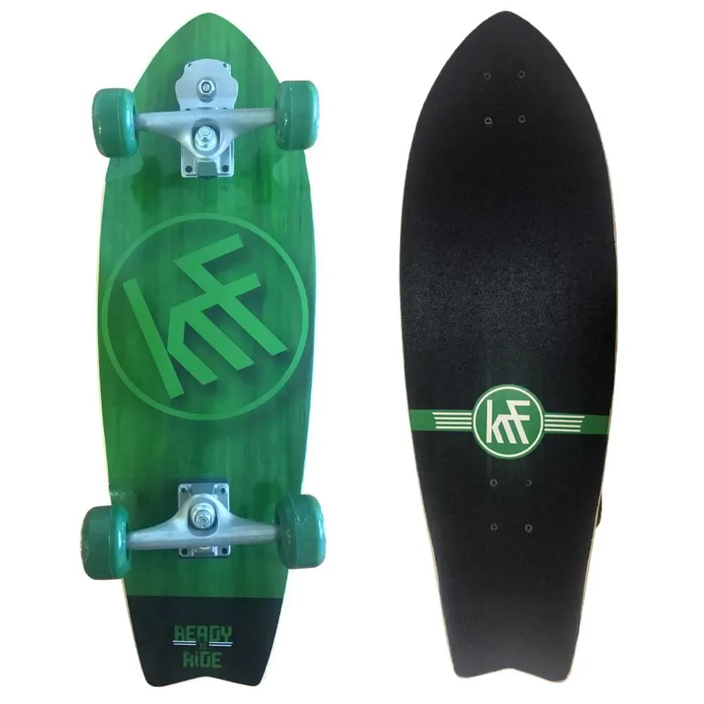 Surfskate Ready To Ride 31´´ Green One Size unisex - KRF - FashionsVida
