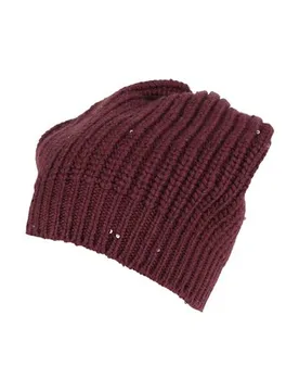 Sombrero Mujer Burdeos M,S Mujer - Brunello cucinelli - FashionsVida