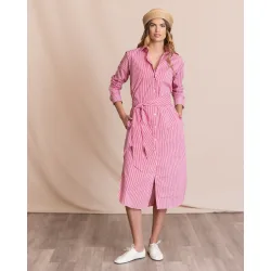Vestido camisero midi