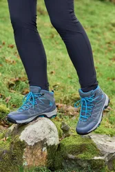Women's 'Rapid' Waterproof Breathable Non Slip Grip Walking Hiking Boots in Grey Size: 8 - Grey - Size: 8