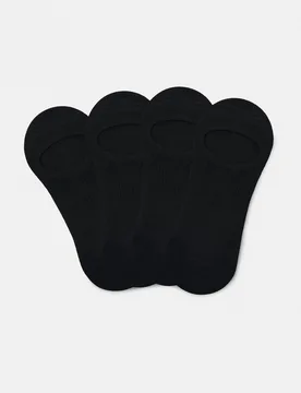 Pack Of 4 Invisible Ankle Socks (Size: ) - Pull&bear - FashionsVida