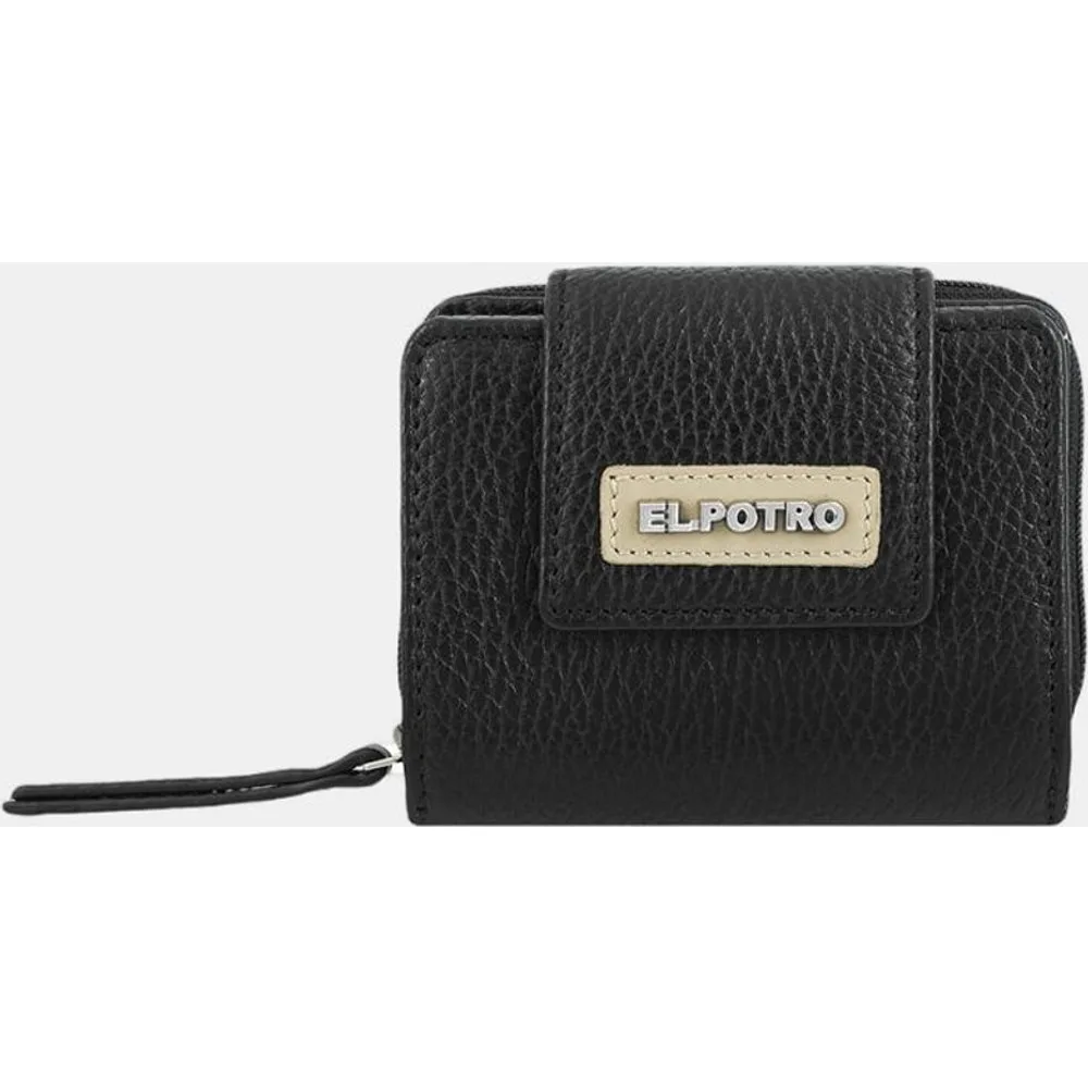 Billetero cartera de señora pequeño fabricado en piel vacuno - El Potro - FashionsVida