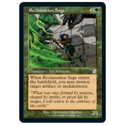Reclamation Sage (foil) Time Spiral Remastered - Magic: The Gathering - FashionsVida