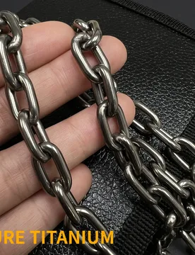 Meter 9.5MM Pure Titanium Chains for DIY Necklace Bracelet Multi-purpose Lifting Chain Industry Weld Pet Traction Rope Chain - Aliexpress - FashionsVida