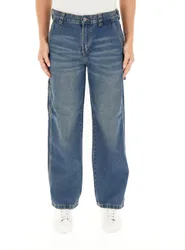 Jeans wide leg BLU CHIARO 34