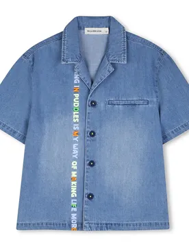 Camicia A Maniche Corte U21688 Double Stone / Bleach 10 Anni