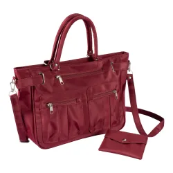 Taschen-Set „Allround“ + gratis Geldbeutel rot