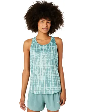 Road All Over Print Damen T-Shirt, blau M