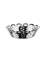 Cestino VIMINI 22cm acciaio inossidabile argento