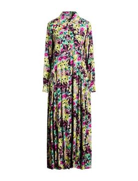 Maxi-Kleid Damen Limettengrün M,S,XS Damen