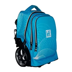 Valise à Roulettes School Blue One Size unisex