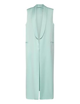 Genny Gilet Lungo In Raso